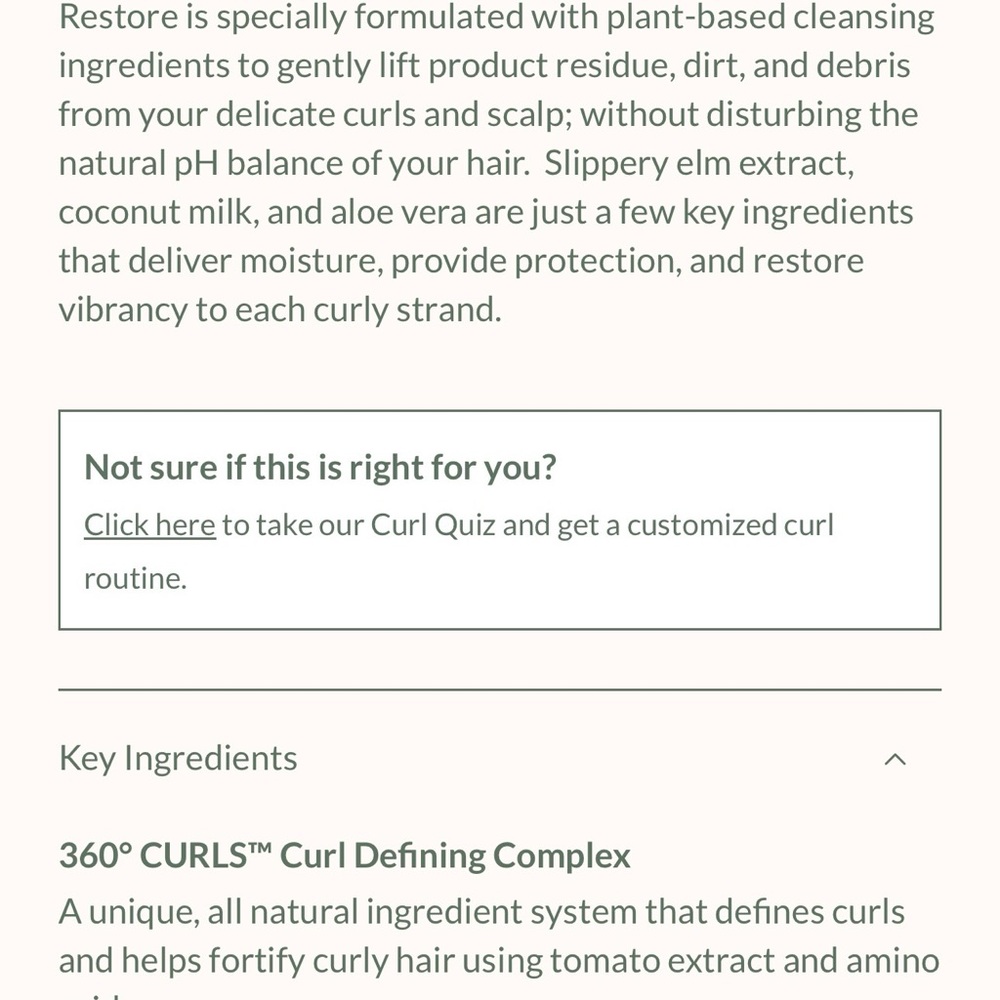 Curl Renew & Restore Shampoo - Green - Picture 2 of 3